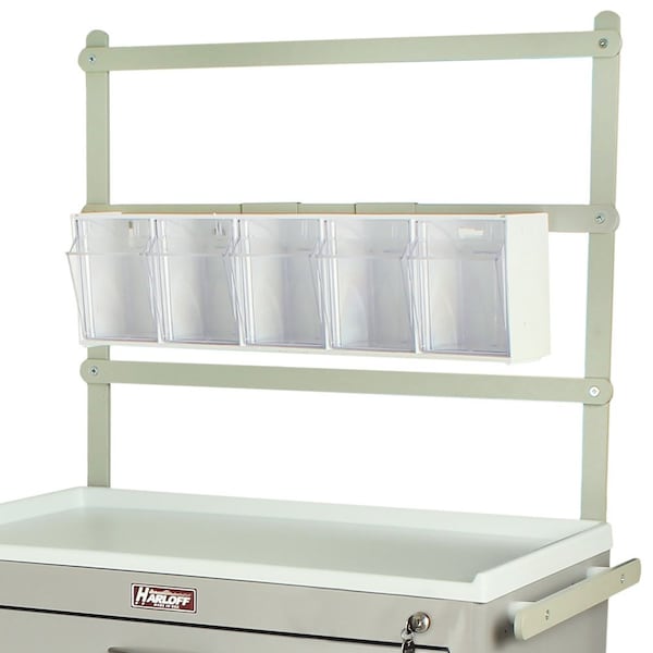 5 Compartment, Direct Mount Tilt Bin